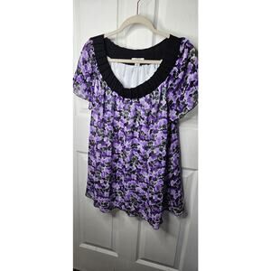 Cato Blouse Woman 22/24W Sheer With Lining